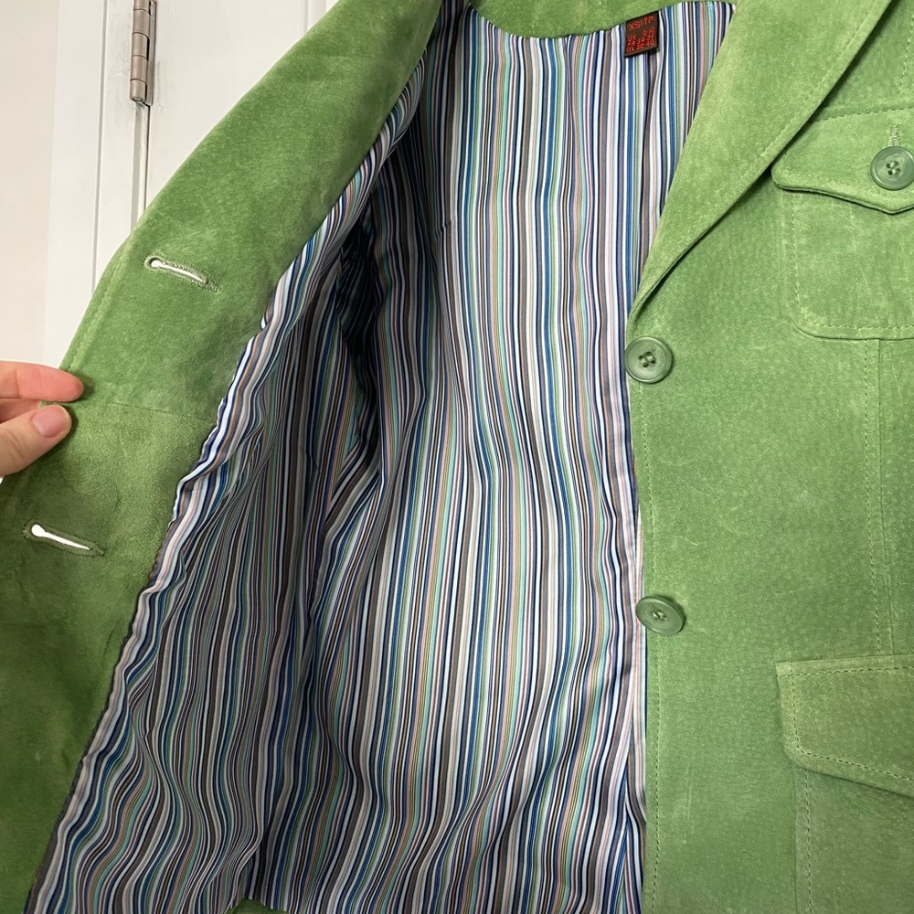 Danier Green Suede Jacket - Picture 4 of 6